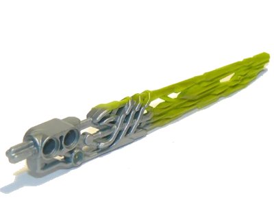 LEGO onderdeel Bionicle Weapon Protector Sword with Marbled Lime Pattern (24165pb04)