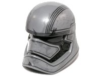 LEGO onderdeel Large Figure Head Modified SW Captain Phasma Pattern 24203pb01