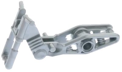 LEGO part Motorcycle Chassis, Snowmobile (37496)