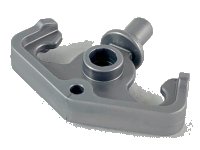 LEGO part Minifigure, Weapon Grappling Hook Tip 40598b