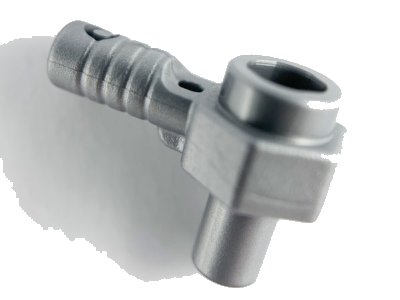 LEGO part Minifigure, Weapon Bar on Front, Stud on Back (50018c)