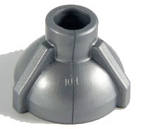 LEGO part Minifigure, Weapon Bowl with 3 Reinforcements 50018f