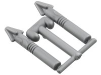 LEGO part Minifigure, Weapon Harpoons, 2 on Sprue 57467