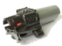 LEGO part Projectile Launcher, Bionicle Weapon Midak (Zamor) Skyblaster with Black Housing 60932cx1