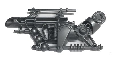 LEGO part Hero Factory Weapon, Heavy Metal Shooter Arm (87809)