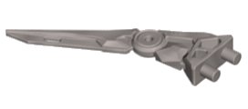 LEGO part Hero Factory Weapon, Claw / Spike - Flexible Rubber (92235)