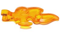 LEGO part Wave Rounded Straight Small with Clip End (Flame) 80519