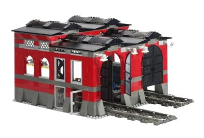 LEGO onderdeel Train Engine Shed (10027-1)