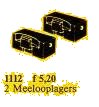LEGO onderdeel Train Sliding Wheel Blocks (1112-1)
