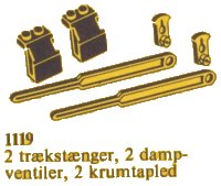 LEGO part Locomotive Piston Assemblies 1119-1