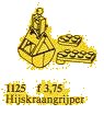 LEGO onderdeel Crane Grab (1125-1)