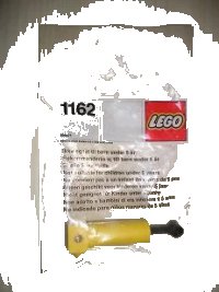 LEGO part Pneumatic Pump Cylinder, Yellow 1162-1