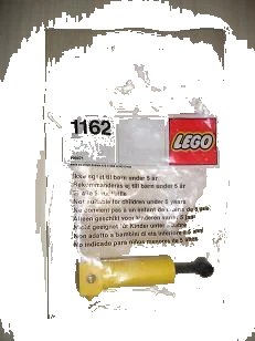 LEGO onderdeel Pneumatic Pump Cylinder, Yellow (1162-1)