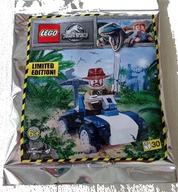 LEGO onderdeel Sinjin Prescott with Buggy foil pack (122116-1)
