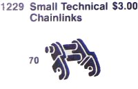LEGO part Small Technical Chainlinks 1229-1
