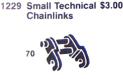LEGO onderdeel Small Technical Chainlinks (1229-1)