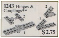 LEGO part Hinges and Couplings 1243-1