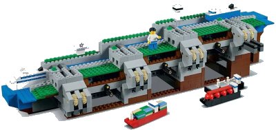 LEGO onderdeel El Canal de Panamá (The Panama Canal) (2000451-1)