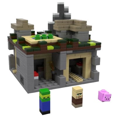 LEGO onderdeel Minecraft Micro World - The Village (21105-1)