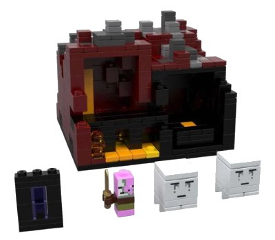 LEGO onderdeel Minecraft Micro World - The Nether (21106-1)