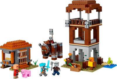 LEGO onderdeel The Pillager Outpost and Ravager (21278-1)