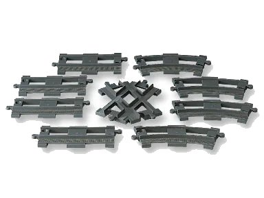LEGO onderdeel Diamond Crossing and Tracks (Rails & Crossings) (2737-1)