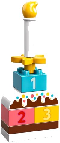 LEGO onderdeel Birthday Cake polybag 30330-1