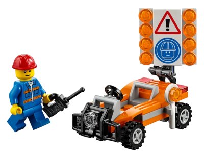 LEGO onderdeel Road Worker polybag (30357-1)