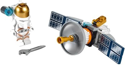 LEGO onderdeel Satellite polybag (30365-1)