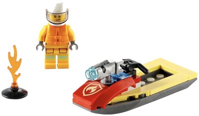 LEGO onderdeel Fire Rescue Water Scooter polybag (30368-1)