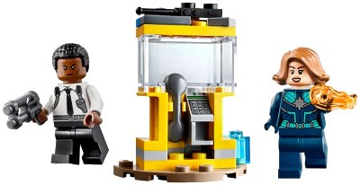 LEGO onderdeel Captain Marvel and Nick Fury polybag (30453-1)