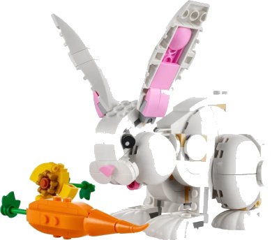 LEGO onderdeel White Rabbit (31133-1)