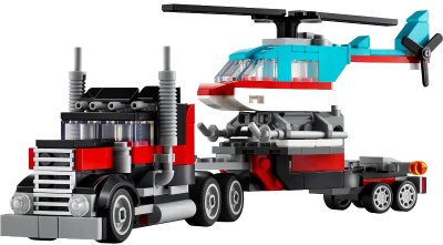 LEGO onderdeel Flatbed Truck with Helicopter (31146-1)