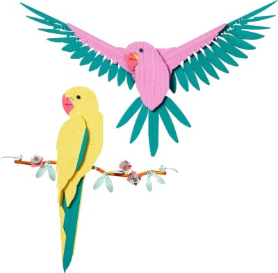 LEGO onderdeel The Fauna Collection - Macaw Parrots (31211-1)