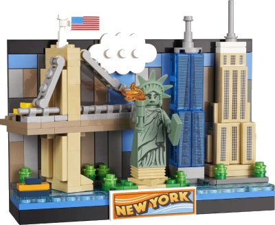 LEGO onderdeel New York Postcard (40519-1)
