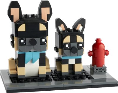LEGO onderdeel French Bulldog (40544-1)