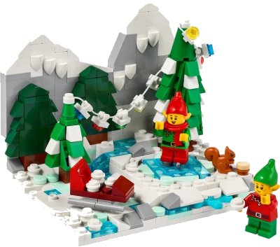 LEGO onderdeel Winter Elves Scene (40564-1)