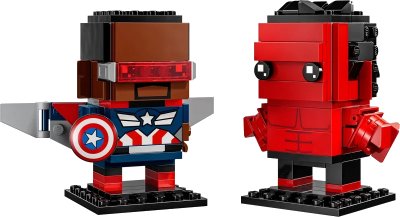 LEGO onderdeel Captain America & Red Hulk (40668-1)