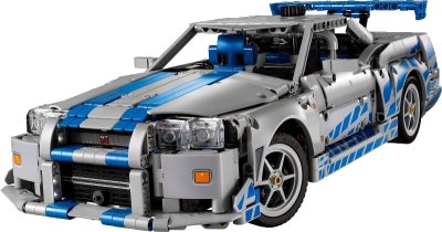 LEGO onderdeel 2 Fast 2 Furious Nissan Skyline GT-R (R34) Car (42210-1)