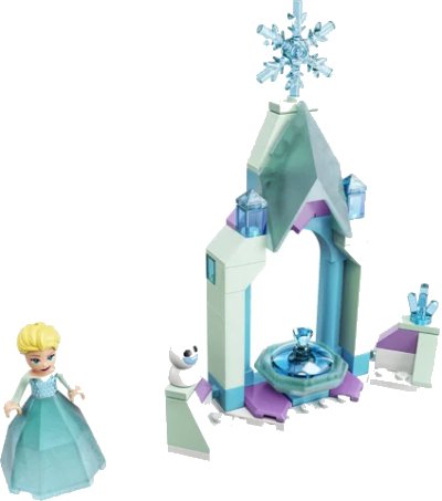 LEGO onderdeel Elsa’s Castle Courtyard (43199-1)