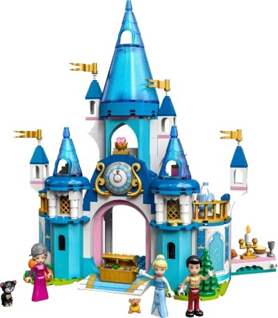 LEGO onderdeel Cinderella and Prince Charming's Castle (43206-1)