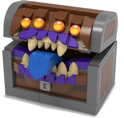 LEGO onderdeel Dungeons & Dragons Mimic Dice Box (5008325-1)