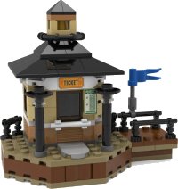 LEGO onderdeel Amelia Ticket Booth 5009157-1