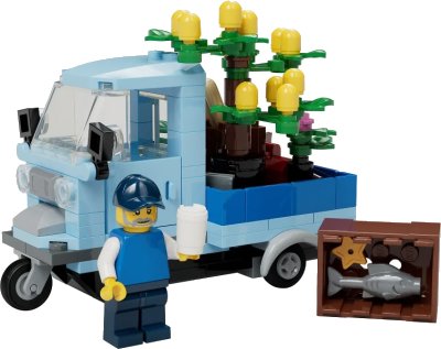 LEGO onderdeel Italian Market Van (5009422-1)