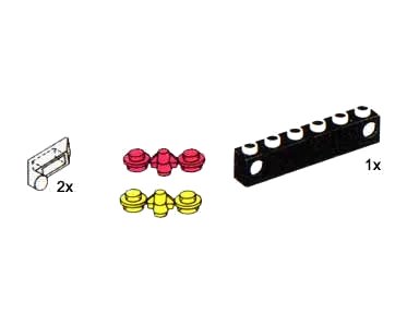 LEGO onderdeel Light Transmitting Elements for Train Sets (5073-1)