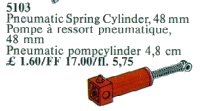 LEGO part Pneumatic Spring Cylinder, 48mm, Red 5103-1