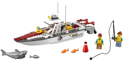 LEGO onderdeel Fishing Boat (60147-1)