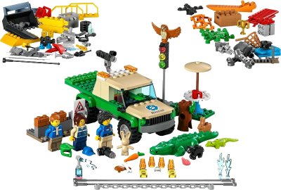 LEGO onderdeel Wild Animal Rescue Missions (60353-1)