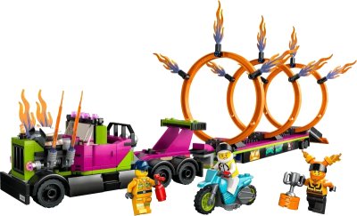 LEGO onderdeel Stunt Truck & Ring of Fire Challenge (60357-1)