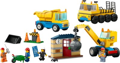 LEGO onderdeel Construction Trucks and Wrecking Ball Crane (60391-1)